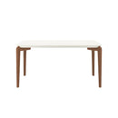 Mesa de Jantar Donatella 135cm Retangular com Vidro Província para 4 Lugares