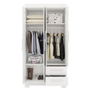 Guarda-Roupa Solteiro 4 Portas 2 Gavetas Nt6010 Notável Móveis