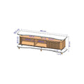 Rack para TV até 75 Polegadas Guarapari Bechara 180cm com 3 Portas