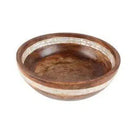 Saladeira Madeira Mango Natural 25x9cm