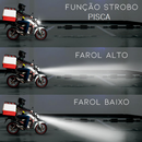 Lâmpada Led H4 Strobo Flash Stallion Titan Xre Cbx250 Cb300 Fazer Factor