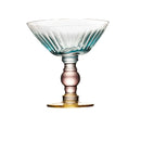 Taça para Sobremesa Vidro Turquesa / Rosa / Âmbar Linha Sintonia 220ml