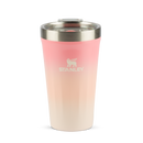 Copo Texturizado Com Tampa Pink Mesa Sunset Gloss | 473ml