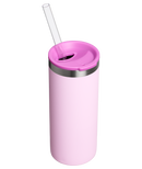 Can Cooler Slim com canudo Cherry Blossom | 296ML