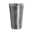 Copo Texturizado Com Tampa Stainless Steel | 473ml