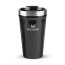 Copo Texturizado Com Tampa Black Gloss | 473ml