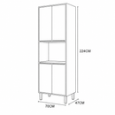 Paneleiro Torre Quente 4 Portas 70cm Esplendida MGM