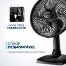 Ventilador de Mesa Mondial VSP-30-B 30cm 6 Pás