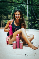 Garrafa Térmica Aerolight Flip Straw Vitória Marchezini Stanley Dazzle Pink Shimmer | 710ML