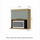 Armario Aéreo Micro 1 Porta Basculante 80 Cm MDF Marquesa Nesher