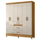 Guarda-Roupa Casal Itatiba 6 Portas 3 Gavetas Moval