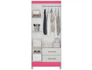 Guarda-Roupa 3 Portas 2 Gavetas Lima Moval