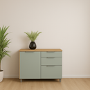 Balcão Para pia 1 Porta 3 Gaveta 120 Cm MDF  Marquesa Nesher