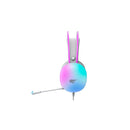 Headset Havit H2037D Gamer RGB Branco P2 USB Over Ear
