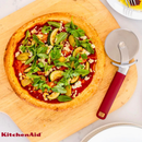 Cortador de Pizza Profissional Lamina Inox Vermelho KitchenAid