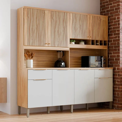 Cozinha Compacta 8 Portas 2 Gavetas Concord Ronipa
