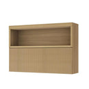 Armario Aereo 1 Porta Basculante Ripado 120 CM MDF Marquesa Nesher