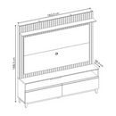 Estante Home Para TV até 65" 2 Portas NT1340 Notável Móveis