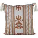 Almofada Linho 52X52 Ikat Off White Tassel