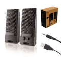 CAIXAS DE SOM 2.0 1W RMS ALIMENTAÇÃO USB CONEXÃO P2 CONTROLE DE VOLUME STEREO