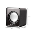 CAIXAS DE SOM CX100 2.0 3W RMS ALIMENTAÇÃO USB CONEXÃO P2 CONTROLE DE VOLUME SOM STEREO