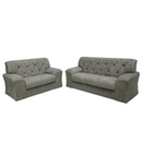 Conjunto de Sofá 2 e 3 Lugares Caribe Capitonê Masterflex