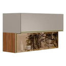 Armário Aéreo 2 Portas Basculante MDF Reflecta 120cm Proença Demobile
