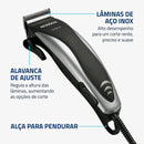 Máquina de Cortar Cabelo  CR-02 4 Pentes Mondial