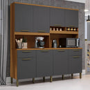 Armário de Cozinha 8 Portas Carbenet Prime Ronipa