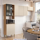Cozinha Compacta 3 Peças 6 Potas MDF Vert Plus Kit's Paraná