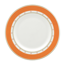 Conjunto com 6 Pratos de Sobremesa Porcelana Colline 21cm Strauss