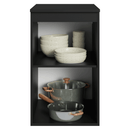 Balcão de Cozinha 40 cm 1 Porta Suspenso Preto Nice Madesa