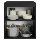 Balcão de Cozinha 60 cm 1 Porta Suspenso Preto Nice Madesa