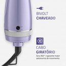 Escova Secadora Space Shine BIVOLT 1300W ES-21 Lilás Mondial