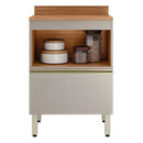 Balcão de Cozinha 1 Porta 1 Gaveta 60cm MDF Proença Demobile