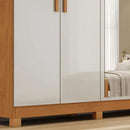 Guarda Roupa Casal com Espelho 6 Portas 4 Gavetas MDF Nina Bianchi