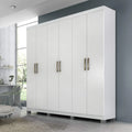 Guarda-Roupa Casal 6 Portas 3 gavetas Prático Demóbile