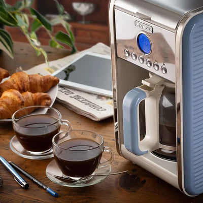 Cafeteira Vintage Azul 4 a 12 Xícaras 127V 900W Ariete