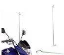 Antena Corta Pipa Fixa Retrovisor Reforçada Aço Inox Mgo M510
