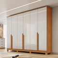 Guarda-Roupa Casal Em MDF 6 Portas 6 Gavetas Bianca Bianchi