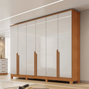 Guarda-Roupa Casal Em MDF 6 Portas 6 Gavetas Bianca Bianchi