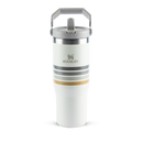 Tumbler Térmico Flip Straw Varsity Cream Ash Stripes | 887ml