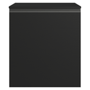Balcão de Cozinha 60 cm 1 Porta Suspenso Preto Nice Madesa