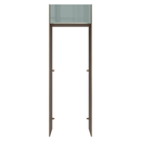 Porta-Geladeira 73 cm 1 Porta Basculante Rustic/Cinza Lux Madesa