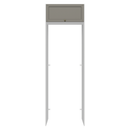 Porta-Geladeira 73 cm 1 Porta Basculante Branco/Cinza Vik Madesa