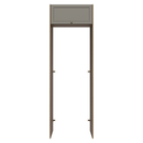 Porta-Geladeira 73 cm 1 Porta Basculante Rustic/Cinza Vik Madesa
