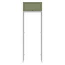 Porta-Geladeira 73 cm 1 Porta Basculante Branco/Verde Vik Madesa
