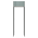 Porta-Geladeira 73 cm 1 Porta Basculante Cinza/Branco/Cinza Lux Madesa