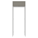 Porta-Geladeira 83 cm 1 Porta Basculante Branco/Cinza Vik Madesa