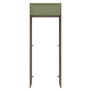 Porta-Geladeira 83 cm 1 Porta Basculante Rustic/Verde Vik Madesa